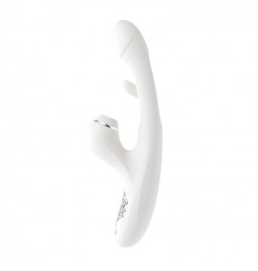 MizzZee - Swing Heating Sucking Slapping Tongue Vibration Wand (Chargeable - White)